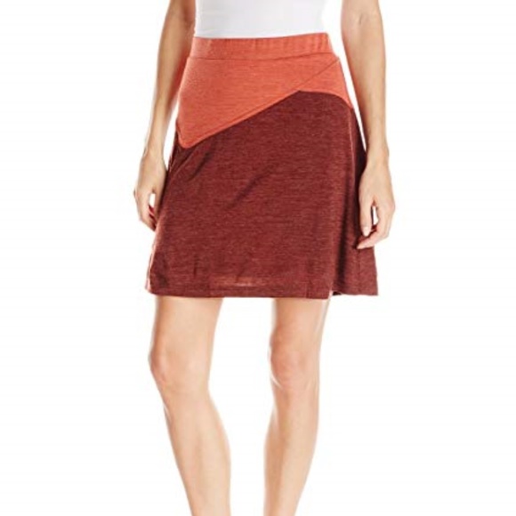 Prana Rust Livia A-Line Mini Skirt XS - Picture 2 of 4